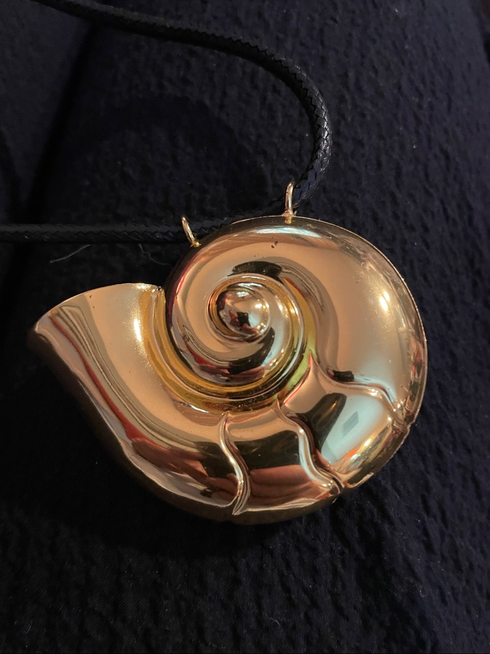The Little Mermaid Ursula Vanessa Golden Shell Cosplay Necklace